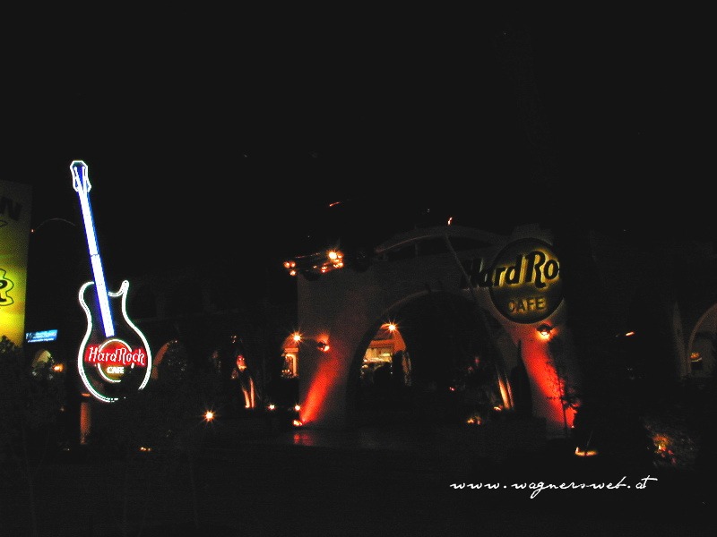 ÄGYPTEN - HURGHADA - Auch hier gibt es ein Hardrock Cafe