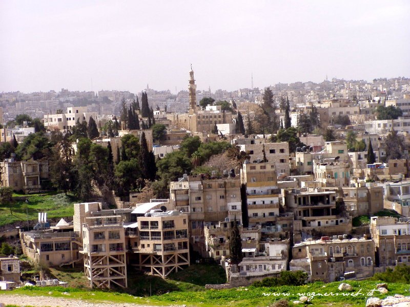 JORDANIEN Amman - Rundblick von der ZITADELLE