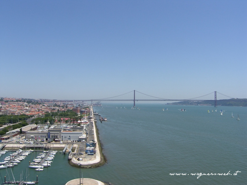 hängebrücke über den tejo