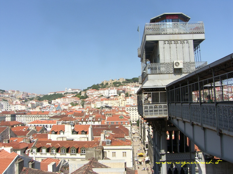blick auf das castelo sao jorge