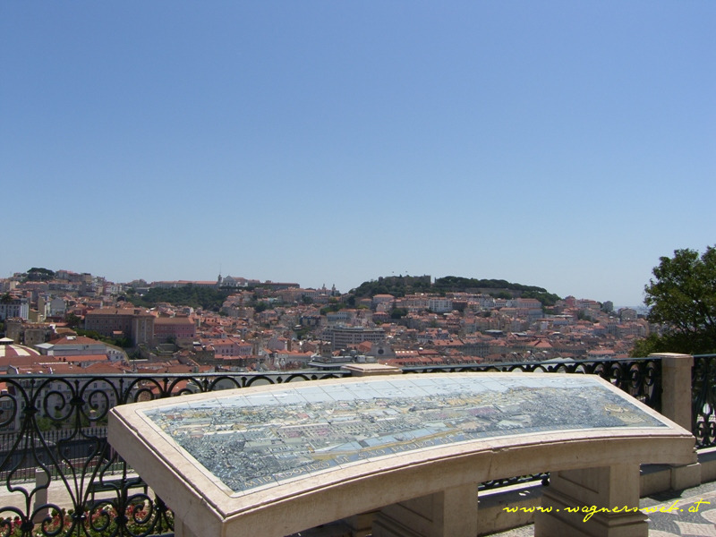 blick zum castelo sao jorge